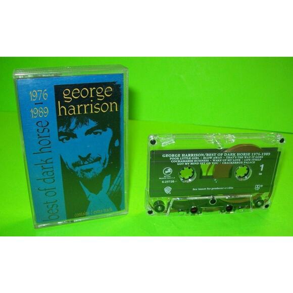 George Harrison Best Of Dark Horse Cassette Tape All Those Years Ago Cloud 9 - Picture 1 of 4